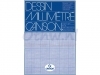 Millimeterblok Canson A3 blauw