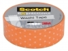 Plakband Scotch Expressions Washi 15mmx10m orange dots