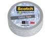 Plakband Scotch Expressions Glitter 15mmx5m silver