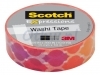 Plakband Scotch Expressions Washi 15mmx10m quatrefoil sunset