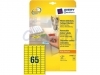 Etiquette Avery L4793-20 38,1x21,2mm jaune 1300 pièces