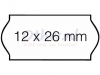 Prijsetiket 12x26mm Open-Data C6 afneembaar wit