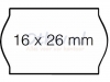 Prijsetiket 16x26mm Open-Data S14 afneembaar wit