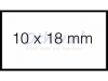 Prijsetiket 11x18mm Sato PB1 afneembaar wit