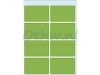 Etiket Herma 3695 26x40mm groen 40stuks