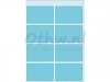 Etiket Herma 3693 25x40mm blauw 40stuks