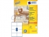 Etiket Avery Zweckform 3426 105x70mm wit 800stuks