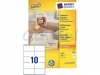 Etiket Avery Zweckform 3425 105x57mm wit 1000stuks