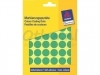 Etiket Avery Zweckform 3376 rond 18mm groen 1056stuks