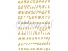 Etiket Herma 4152 8mm letters A-Z goud op transparant 238st.