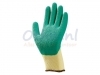 Handschoen grip latex groen/geel extra large