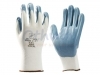 Handschoen grip Nitril foam wit/grijs smal