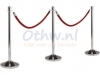 Afzetkoord Securit 150cm rood met chroome knop