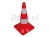 Afbakeningskegel 50cm rood wit