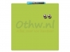 Whiteboard Rexel 36x36cm groen magnetisch