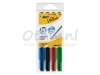 Viltstift Bic 1744 whiteboard rond ass 1.4mm blister à 4st