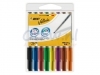 Viltstift Bic 1748 whiteboard rond ass 1.4mm blister à 8st