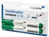 Viltstift Legamaster TZ100 whiteboard rond groen 1.5-3mm 2st