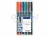 Viltstift Staedtler OHP Lumocolor M317 assorti 6stuks medium