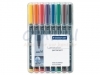 Viltstift Staedtler OHP Lumocolor M317 assorti 8stuks medium