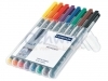 Viltstift Staedtler OHP Lumocolor F318 8stuks assorti fijn