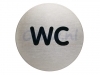 Infobord pictogram Durable 4907 wc rond 83Mm