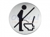 Infobord pictogram Durable 4921 verboden Staand urineren