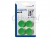 Magneet Legamaster 30mm 850gr groen 4stuks