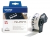 Etiket Brother DK-22211 29mm 15-meter witte film