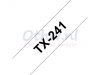 Labeltape Brother P-touch TX241 18mm zwart op wit