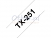 Labeltape Brother P-touch TX251 24mm zwart op wit