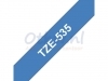 Labeltape Brother P-touch TZE535 12mm wit op blauw