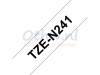 Labeltape Brother P-touch TZEN241 18mm zwart op wit