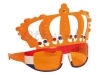 Bril kroon met oranje frame