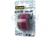 Plakband Scotch Expressions Glitter duopack pink/multicolor